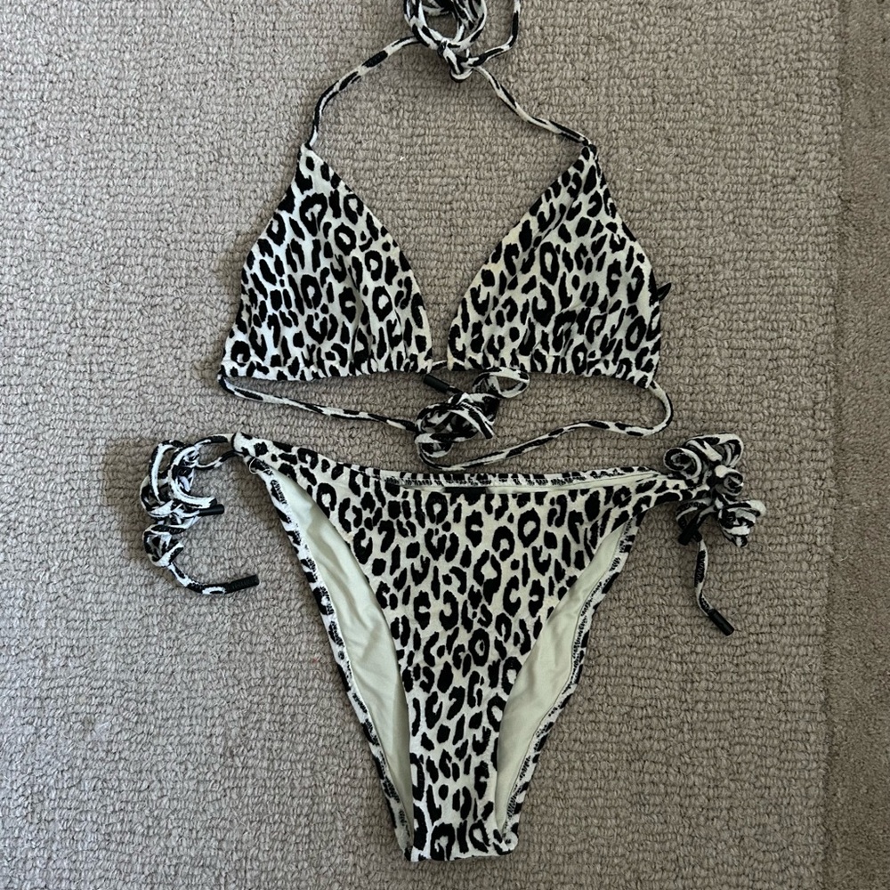 Leopard Print Bikini Set